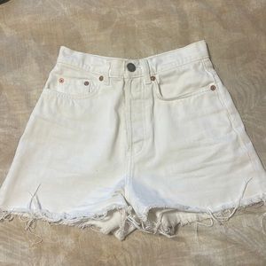 White shorts- like new - worn a few times